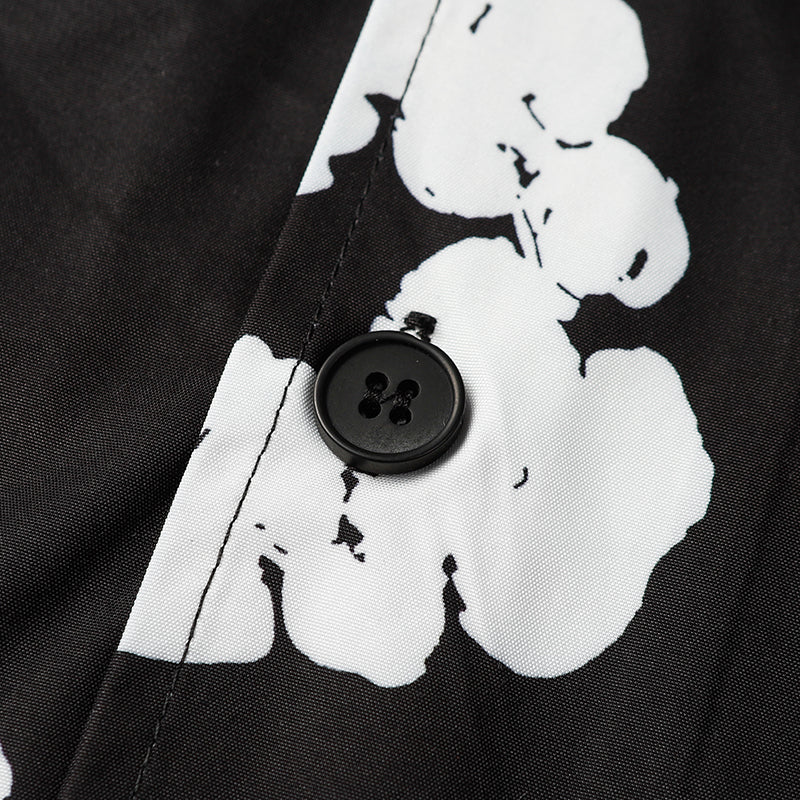 Denim Tears Button-Down Shirt Flower Woven