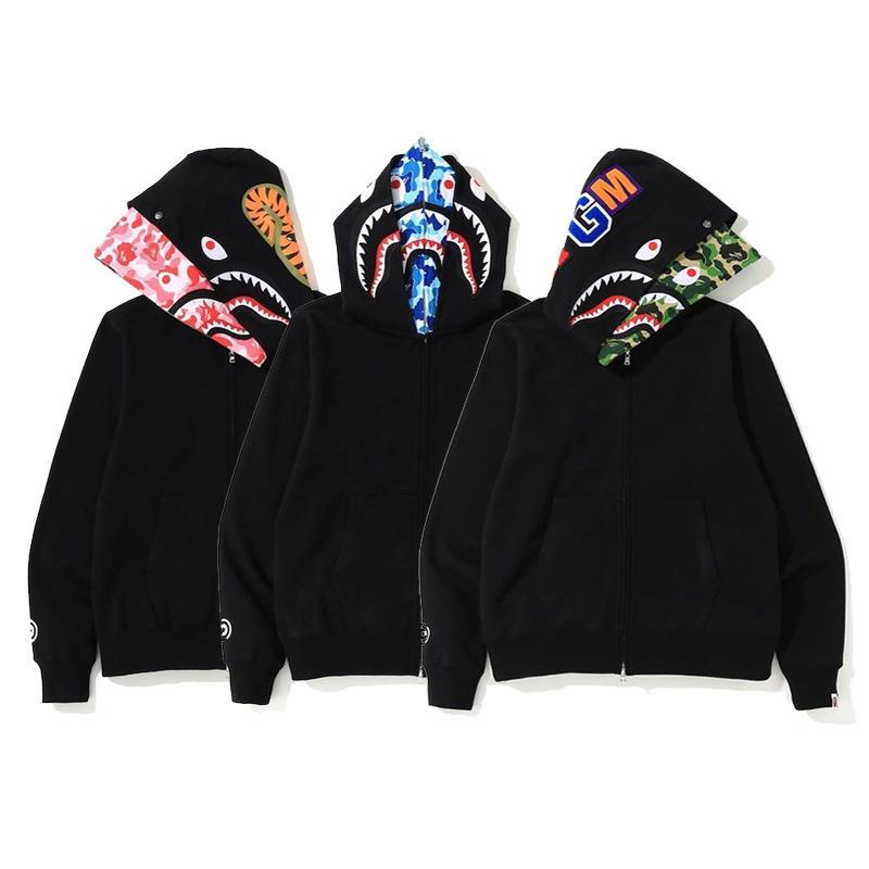 Bathing Ape Hoodie Autumn and Winter Fashion Brand Cardigan Zipper Hoodie Youth Fashion