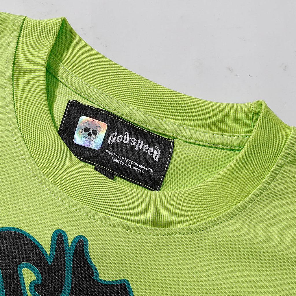 Godspeed T-shirts Drowning Free Muse Printed Cotton Crew Neck Short Sleeve Men and Women