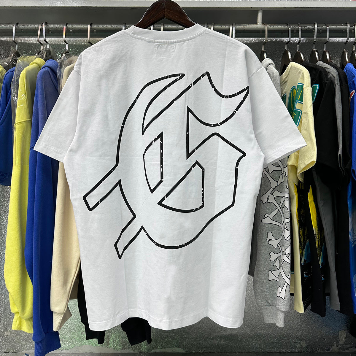 Godspeed T-shirts Skateboard Skull Junior Print Cotton Casual Short Sleeve Men and Women