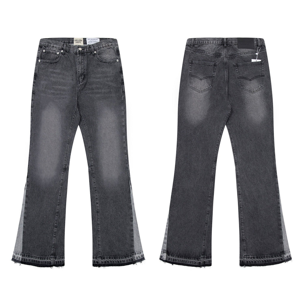 Gallery Dept Jeans Color-matching Flared Jeans Floor-mopping Straight Pants