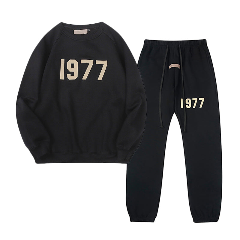 1977 Sweatshirt / Pants / Set - Black