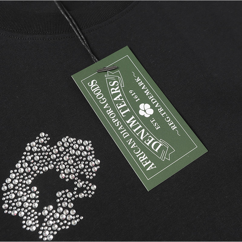 Denim Tears T-shirts Rhinestones