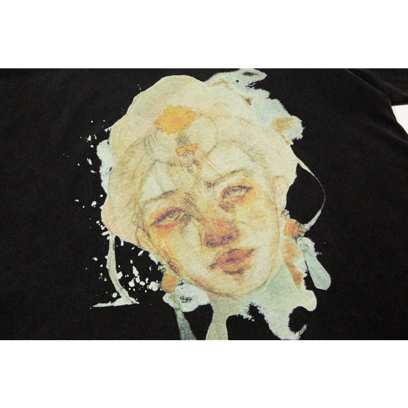 Gallery Dept T-shitrs Summer Printed Short Sleeve plus Size Half Sleeve