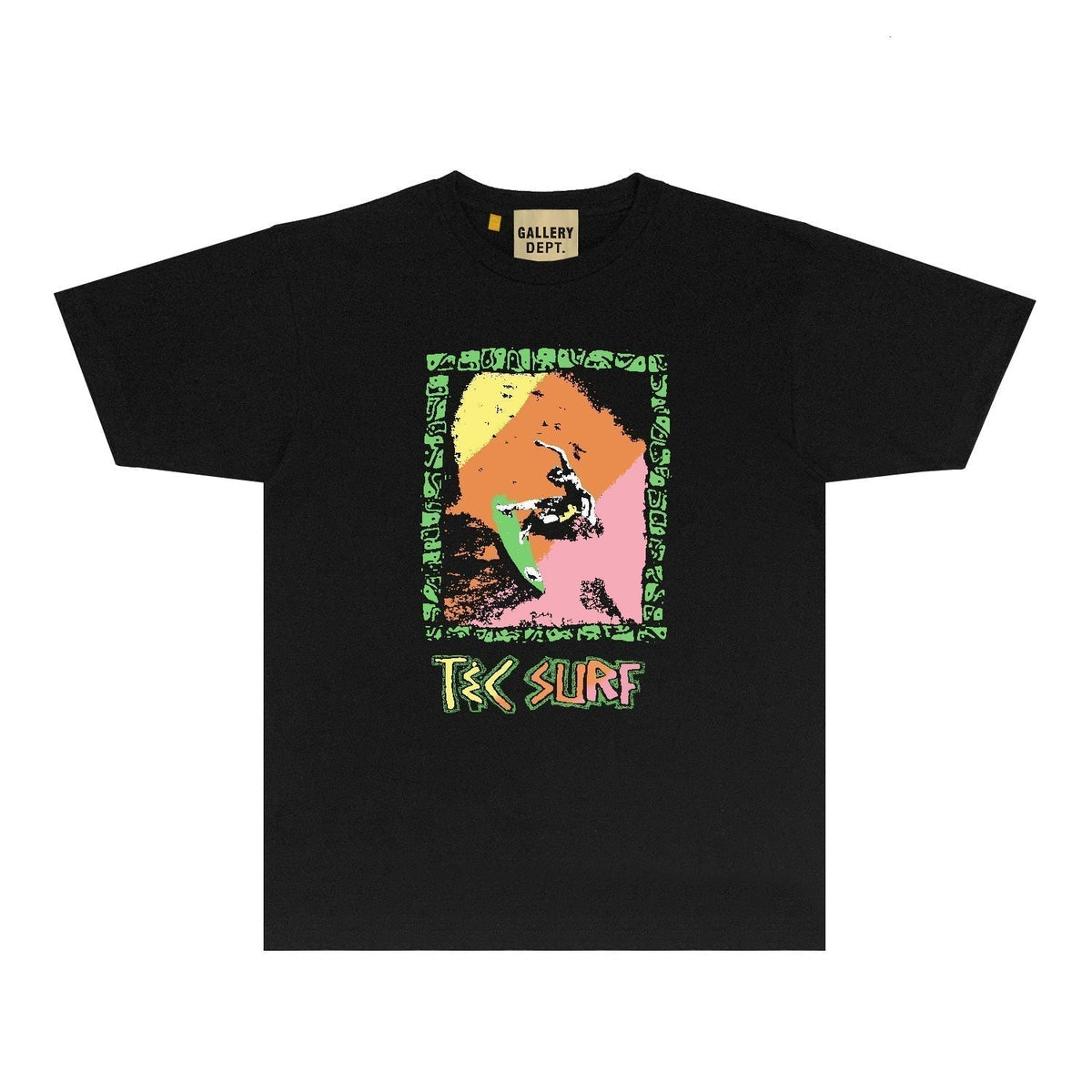 Gallery Dept T Shirt Retro Printed Loose Short-Sleeved Shirt