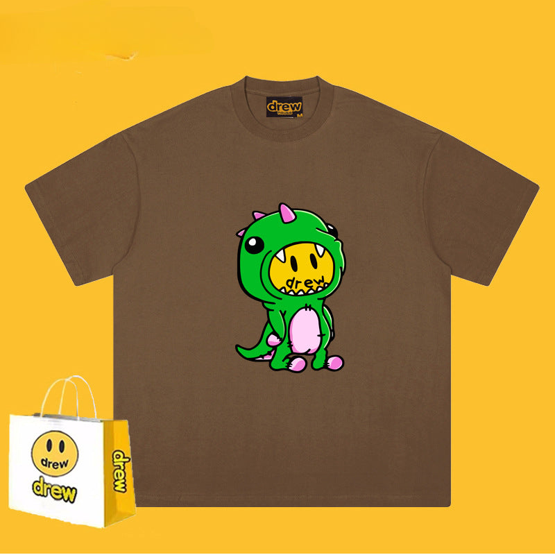 Drew T-shirts T-shirt Smiley Cartoon Print