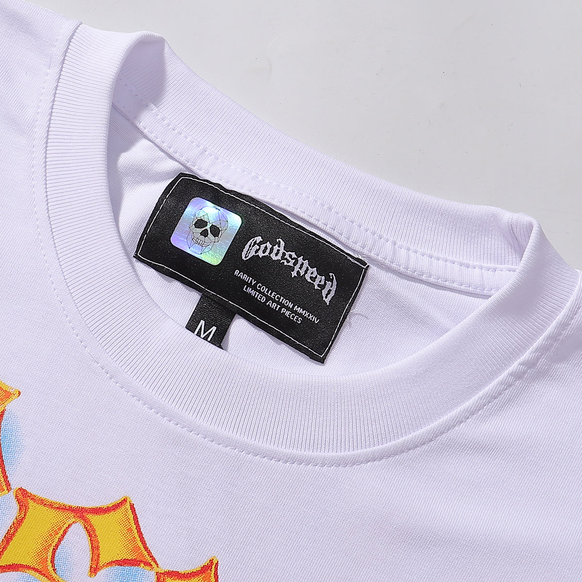 Godspeed T-shirts VR Glasses Skull Small Fresh Printing Cotton Casual Short Sleeve Men and Women