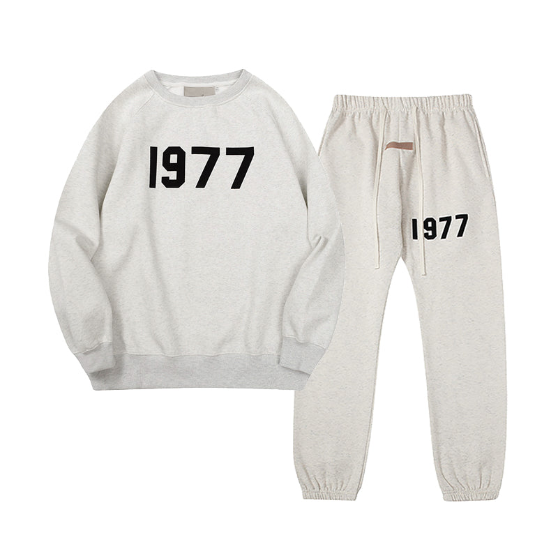 1977 Sweatshirt / Pants / Set - Light Grey