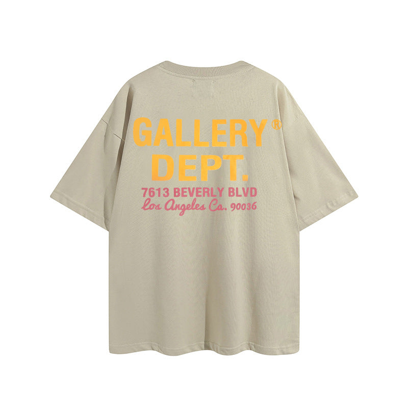 Gallery Dept T Shirts Trendy Gallery Dept Design Printed Male and Female Couples Wear Short Sleeve T-shirt