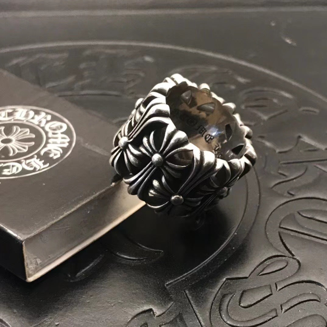 Chrome Heart Ring Vintage Punk