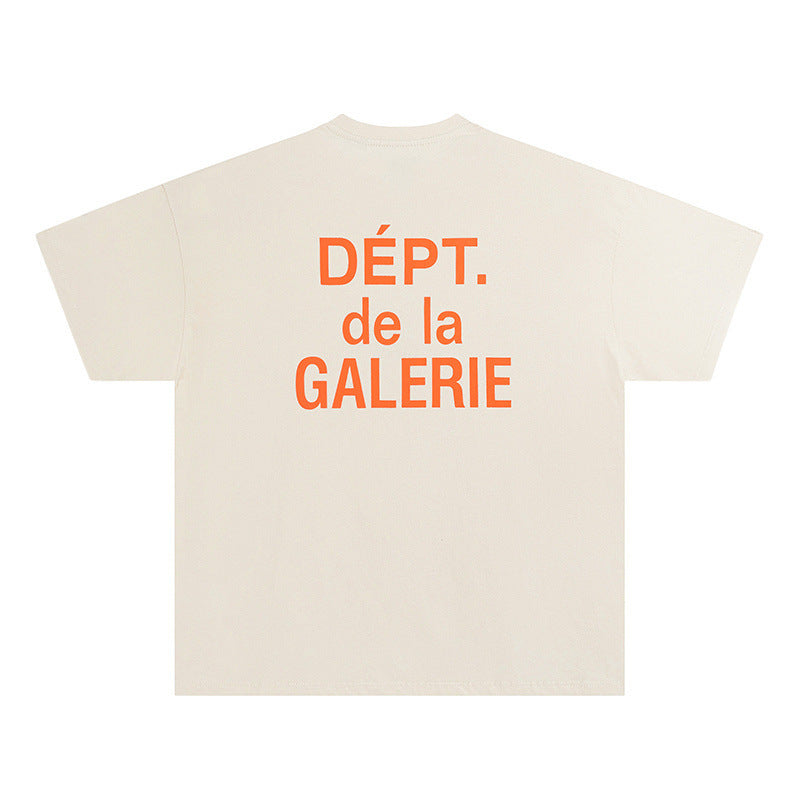 Gallery Dept T-Shirt Alphabet Slogan Short Sleeve T-Shirt