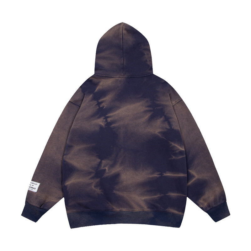 Gallery Dept Hoodie Washed Tie-Dye Hooded Sweater