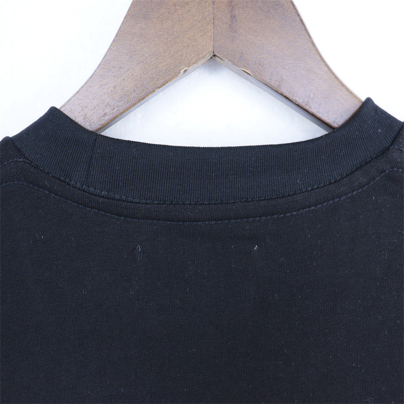 Denim Tears T-shirts Kapok Vintage Portrait Short Sleeve T-shirt