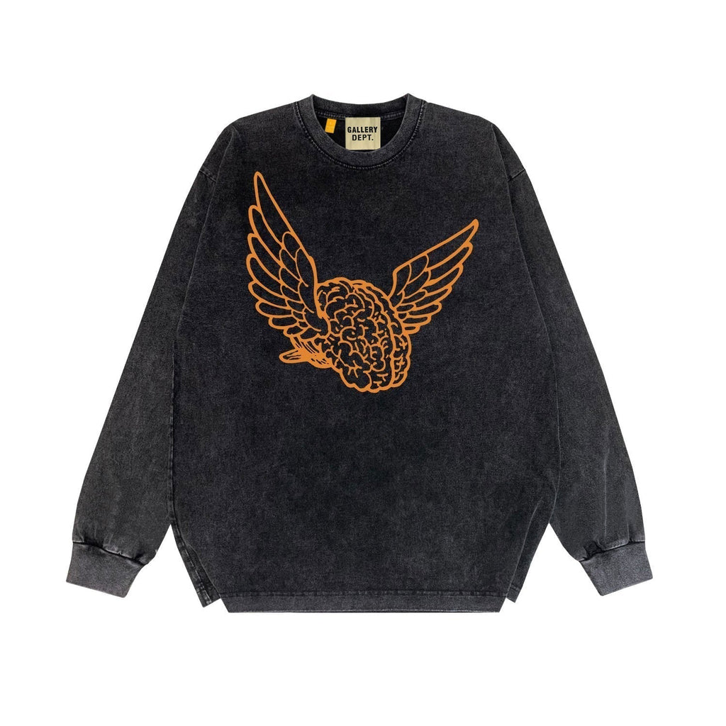 Gallery Dept Long Sleeve Shirt Vintage T Shirt Washed and Worn Vintage Long Sleeve T-shirt