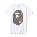 Bathing Ape T-Shirt Summer Camouflage Leopard Print Casual Plus Size Short Sleeve T-shirt