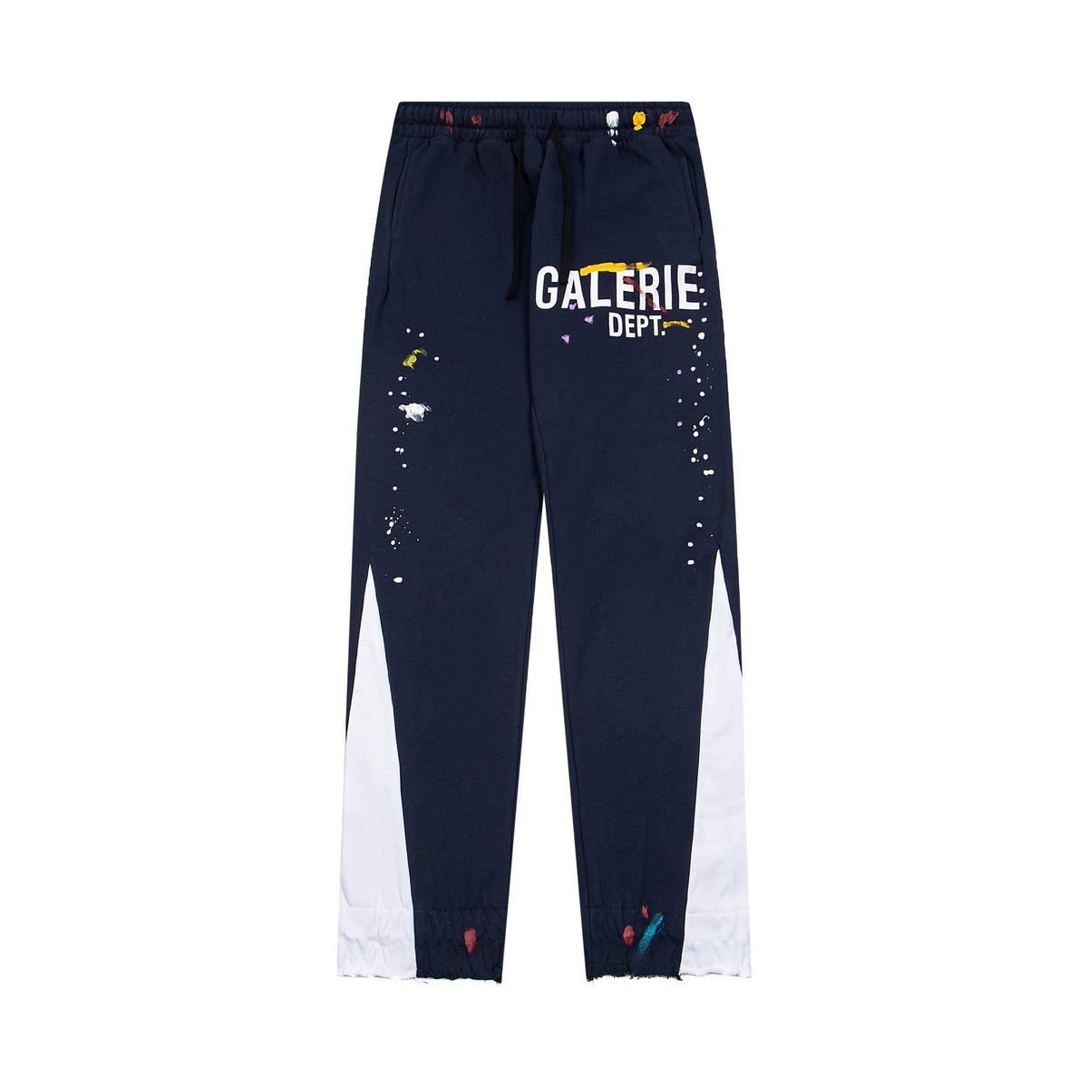 Gallery Dept Sweatpants Hand-painted splashed ink alphabet casual trousers