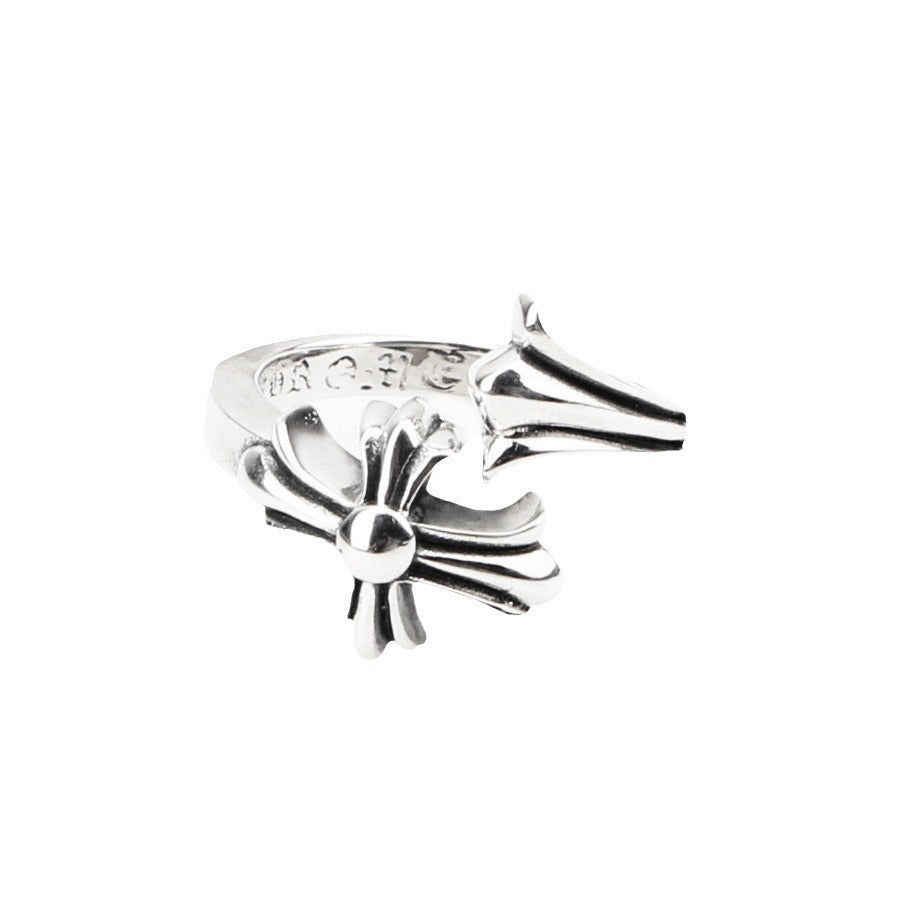Chrome Heart Ring Personality Fashion