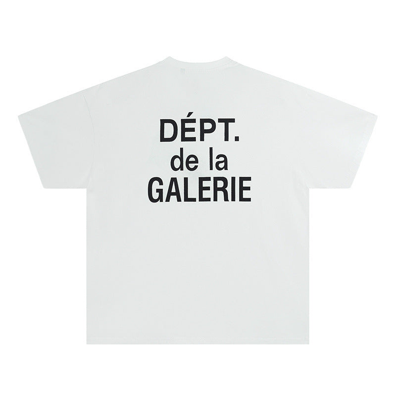 Gallery Dept T-Shirt Alphabet Slogan Short Sleeve T-Shirt