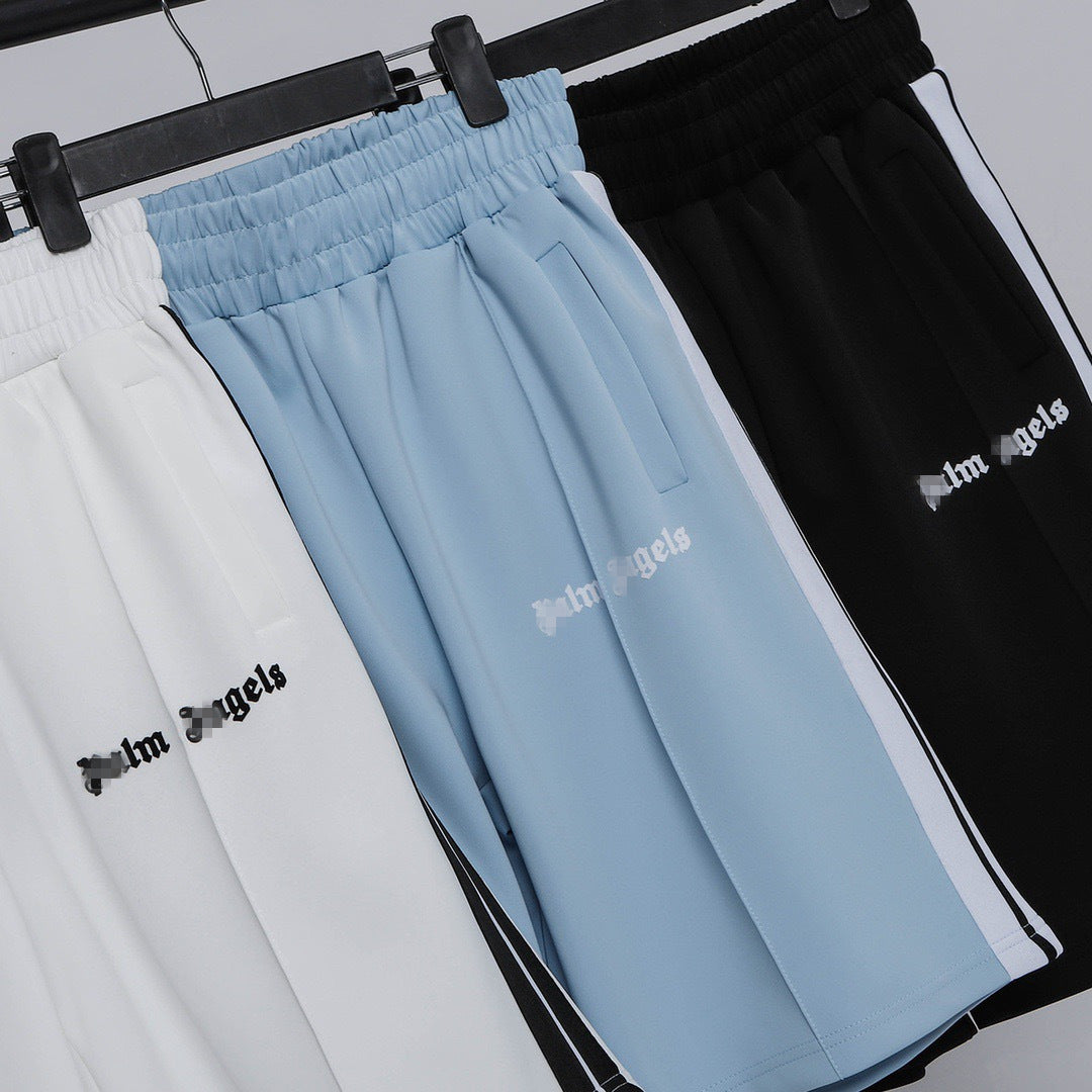 Palm Angle Shorts Palm Angels Couple Sports Casual Shorts Men's and Women's Straight Shorts