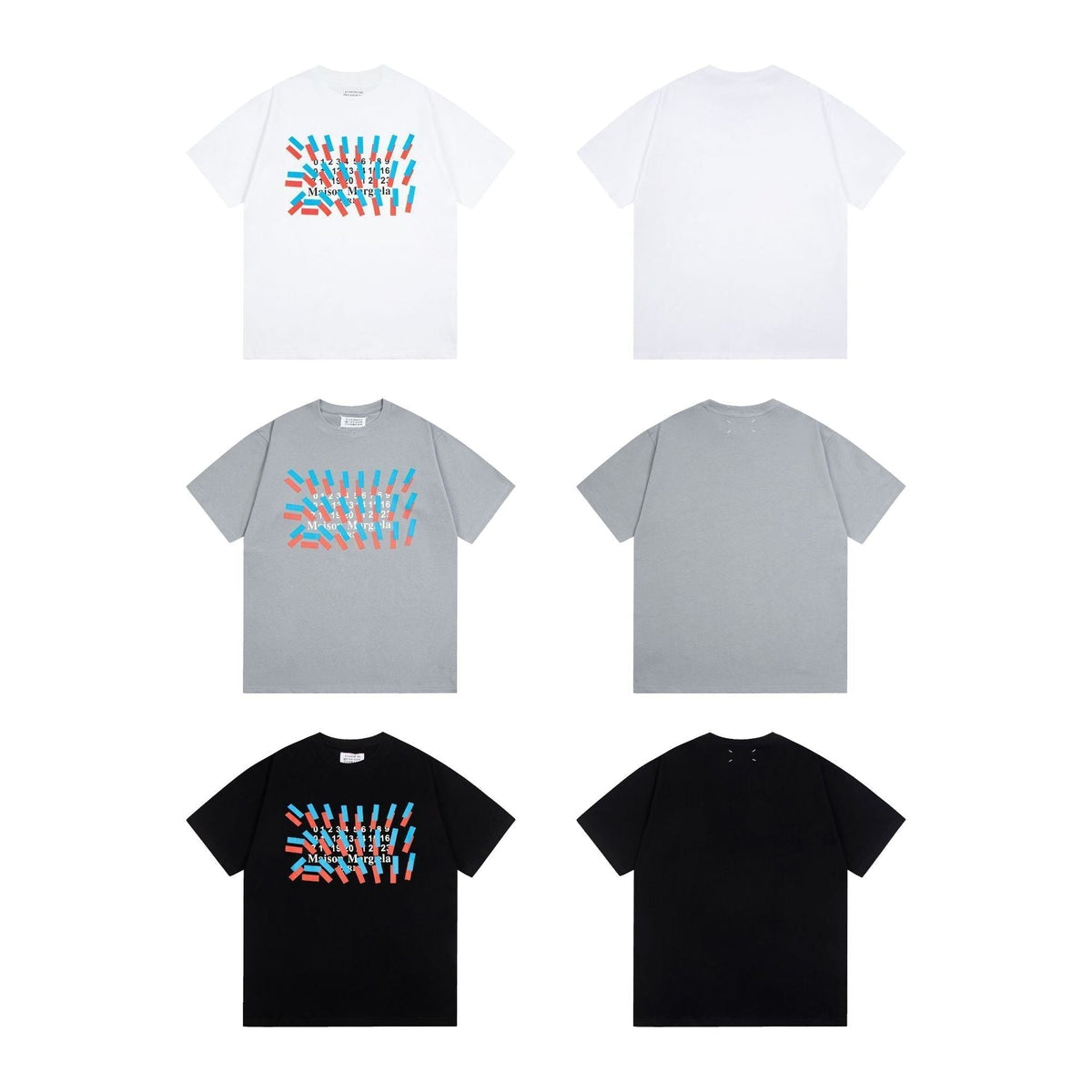 Maison Margiela T-shirt Crew Neck Loose Short Sleeve T-shirt