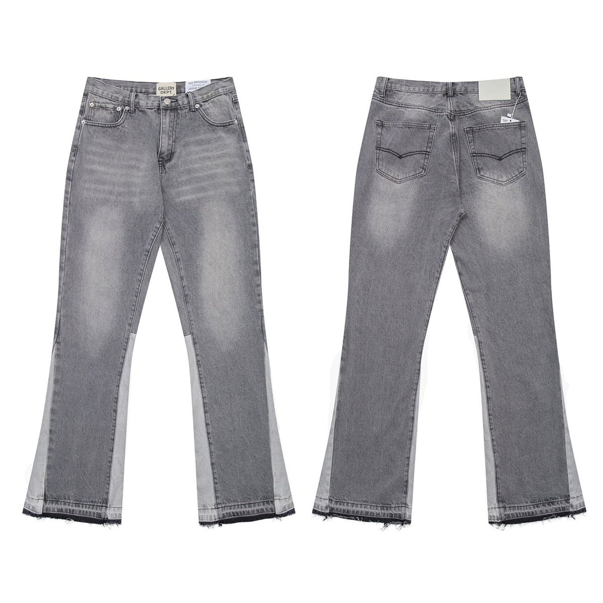 Gallery Dept Jeans Color-matching Flared Jeans Floor-mopping Straight Pants