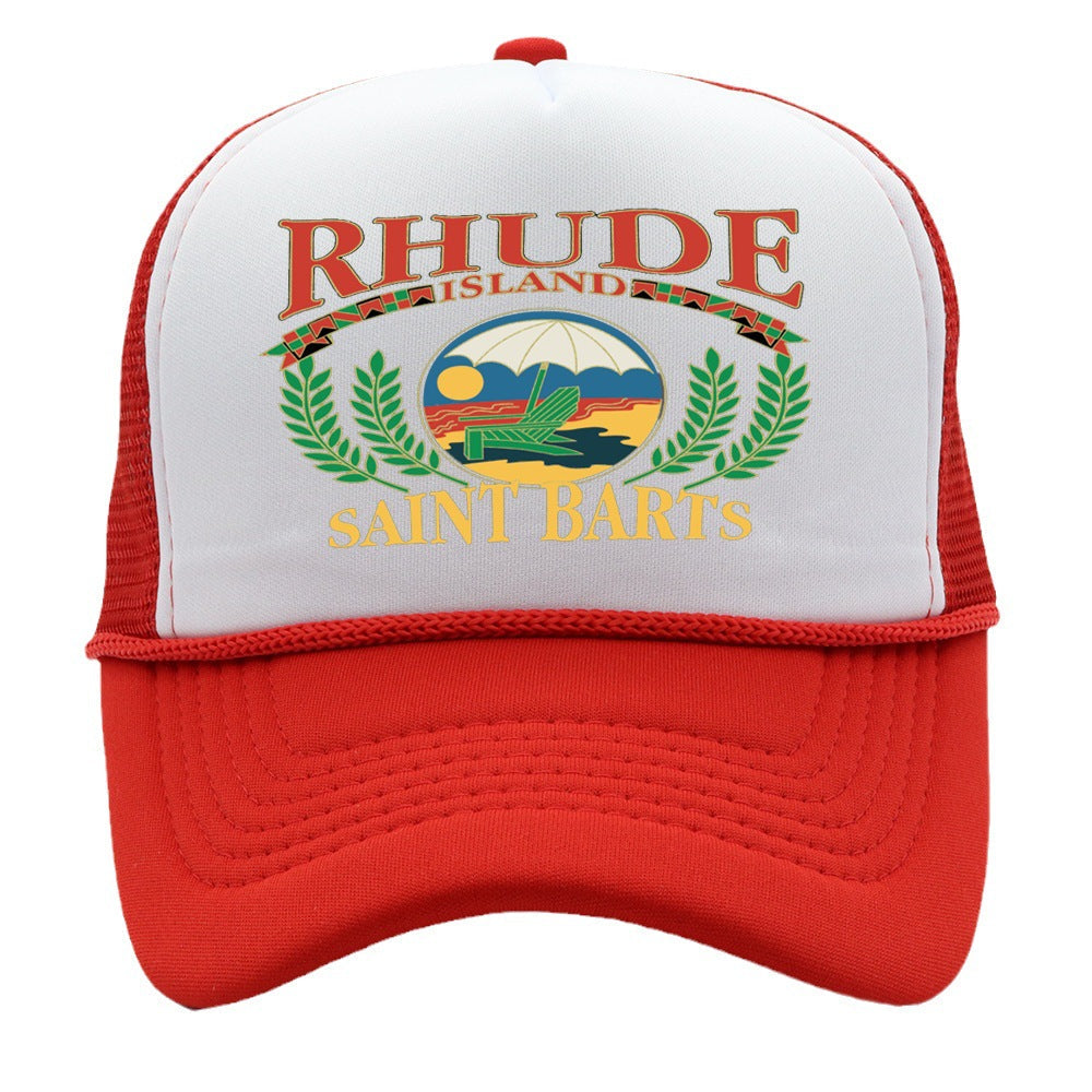 Rhude Hat Couple Sun Hat Fashion Casual Baseball Cap
