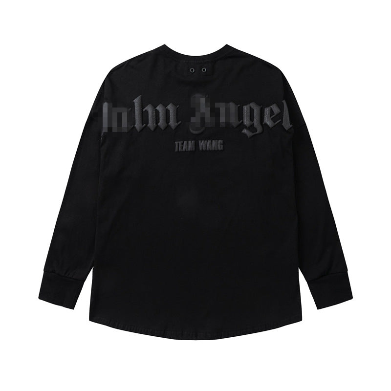 Palm Angle Sweatshirt Palm Angels Jackson Wang Teamwang Puff Print Ins Long Sleeve