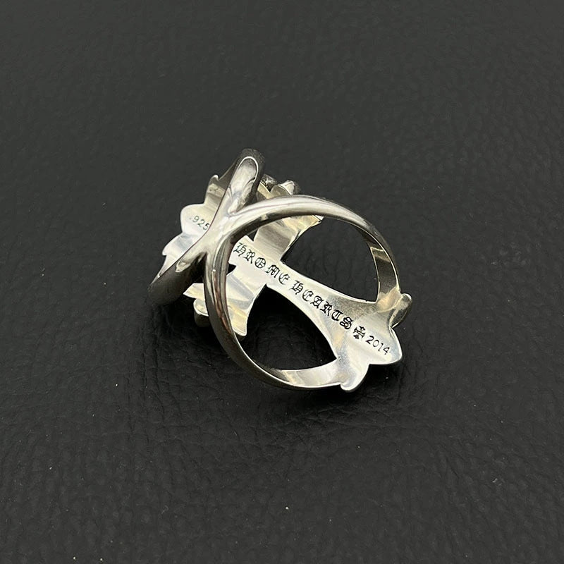 Chrome Heart Ring for Men and Women