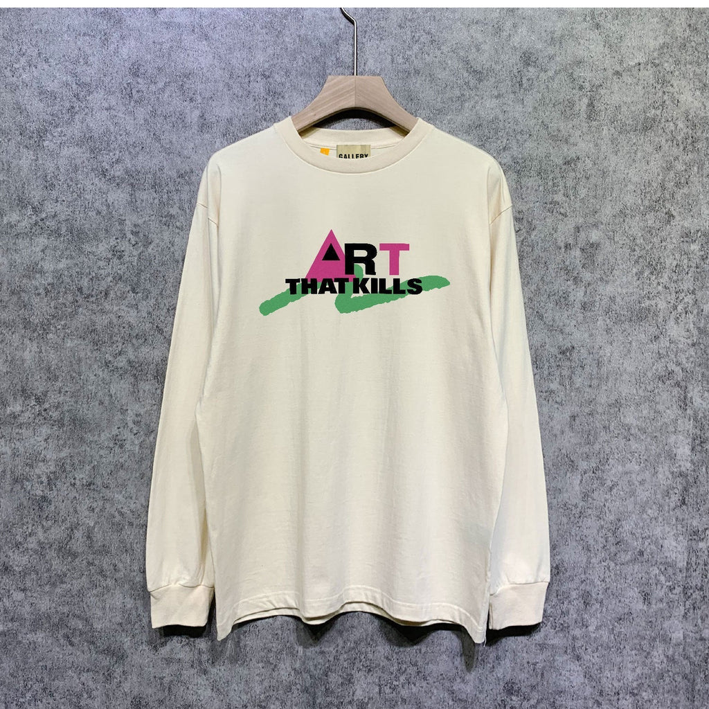 Gallery Dept Long Sleeved Shirt Fashion Brand Long Sleeve Long-Sleeved T-shirt Blouse