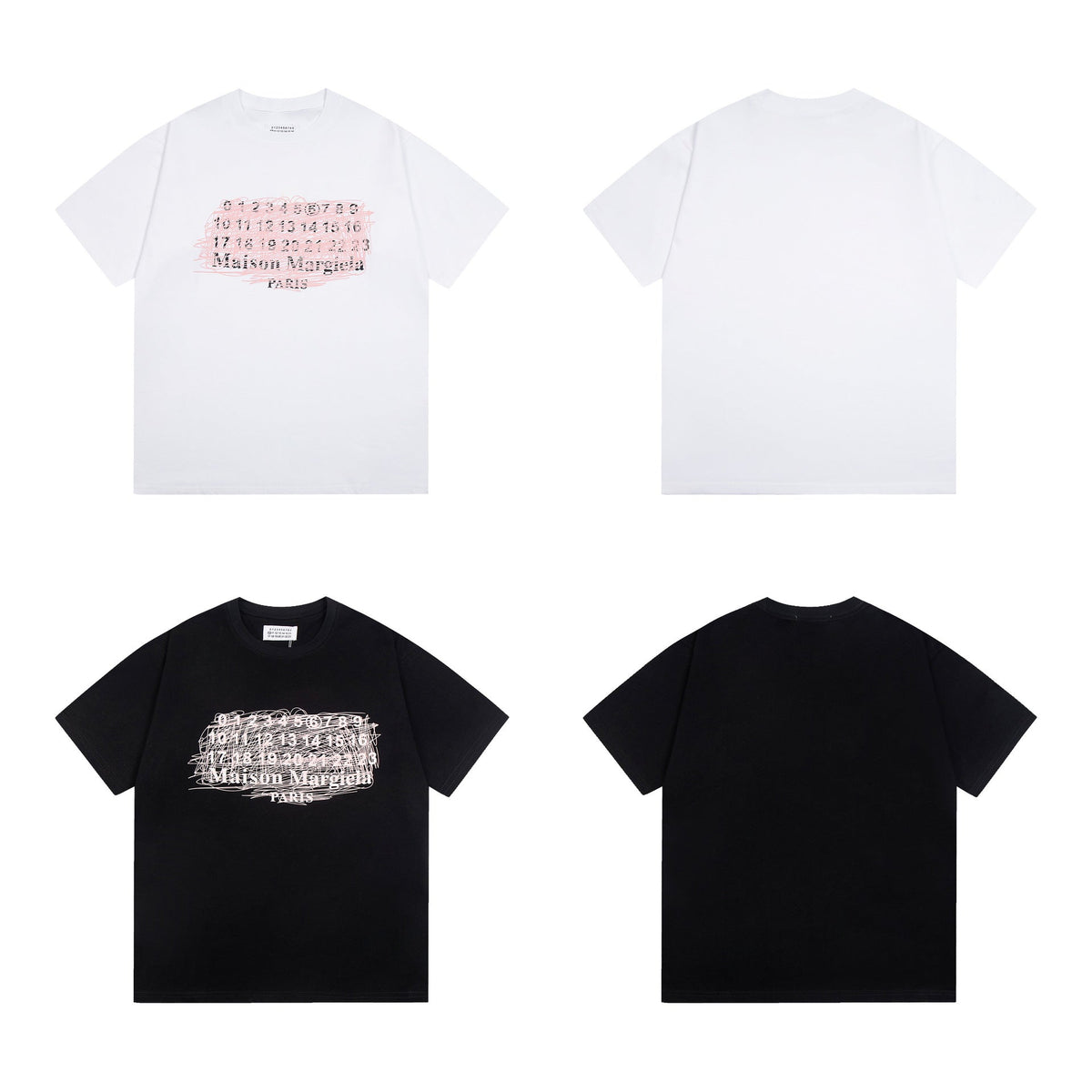 Maison Margiela T-shirt Crew Neck Loose Short Sleeve T-shirt