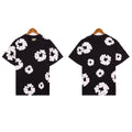 Denim Tears T-shirts Kapok Puff Print Short Sleeve T-shirt