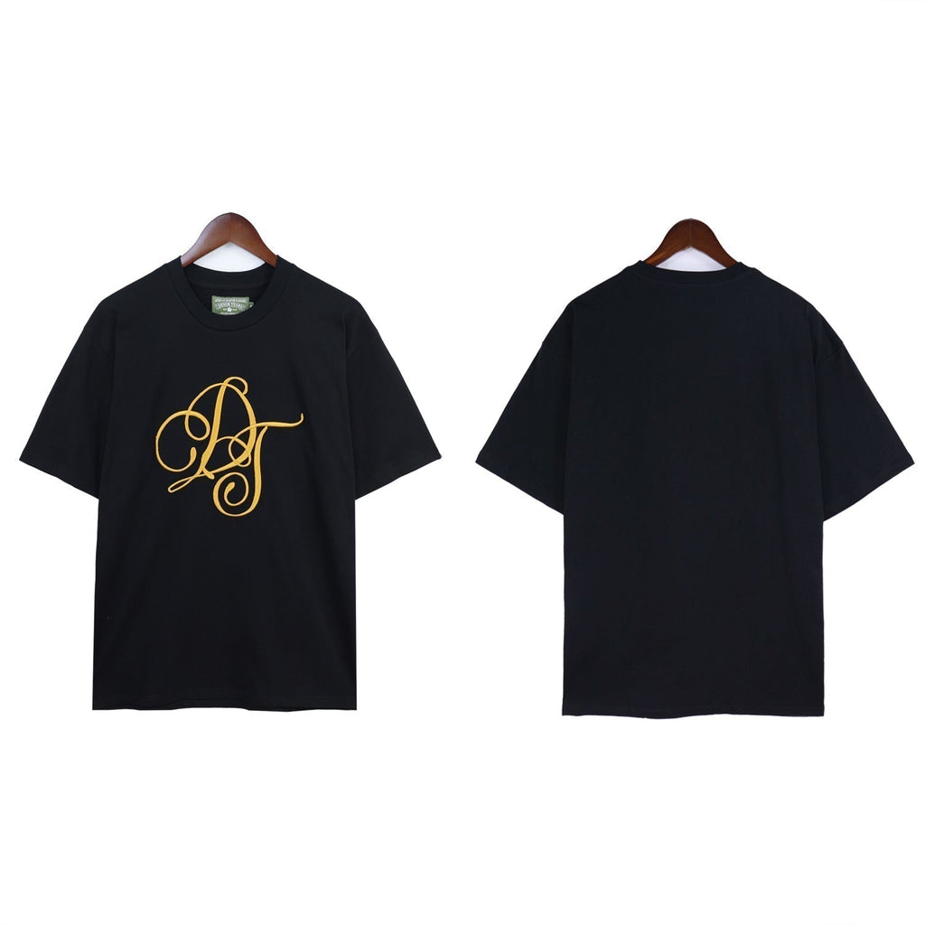Denim Tears T-shirts Embroidered Short Sleeve T-shirts