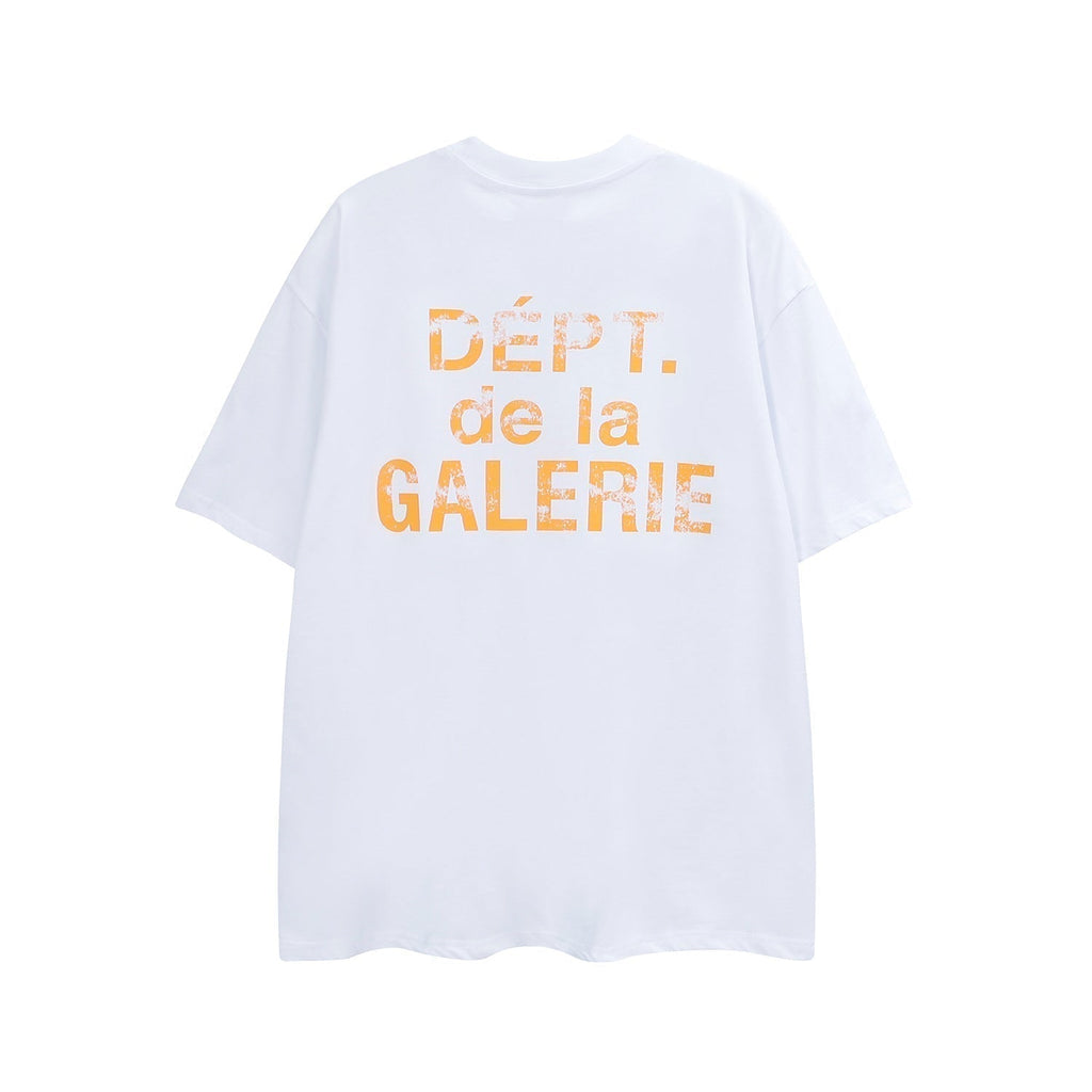 Gallery Dept T Shirts Men's High Street Gallery Dept Letter Print BF Loose