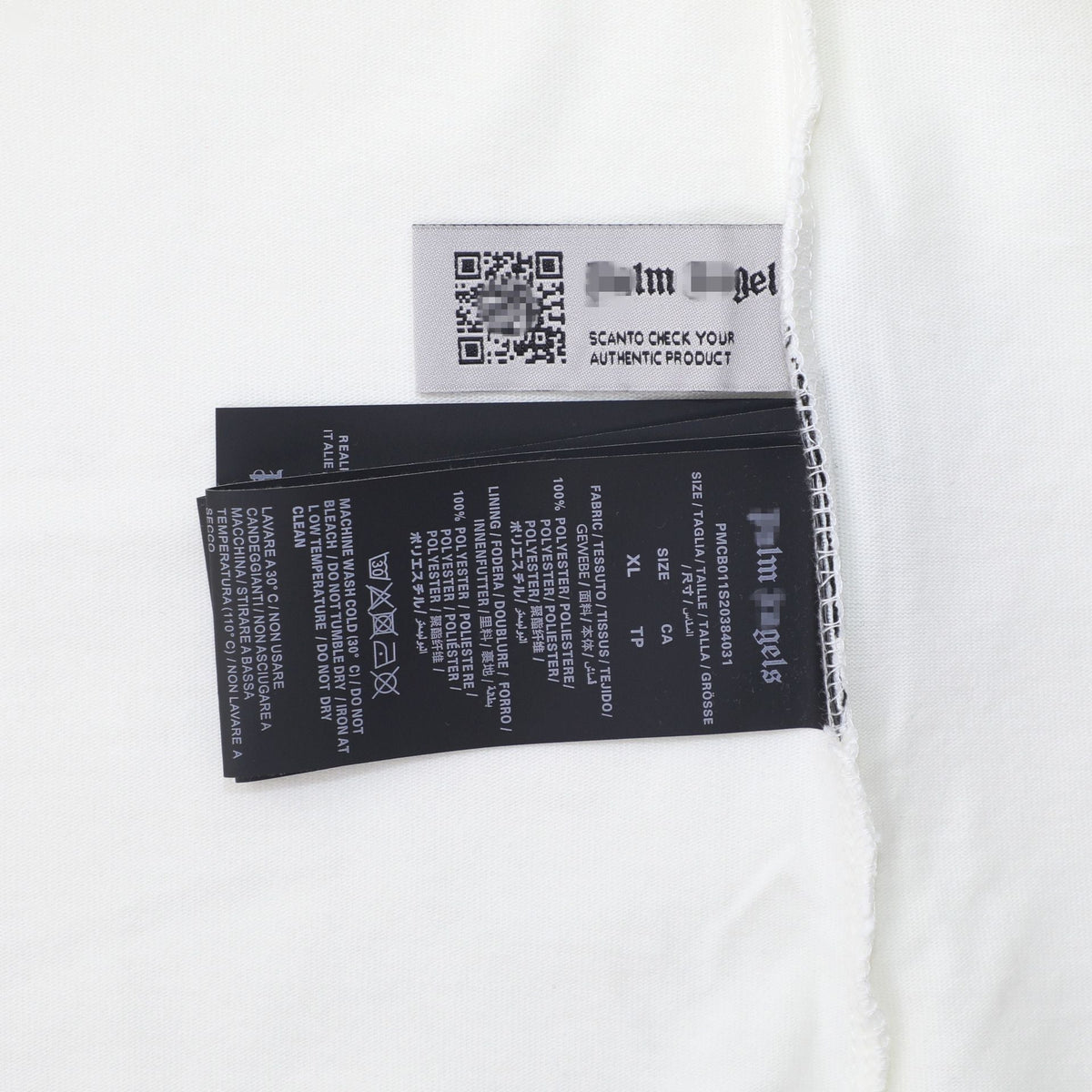Palm Angels T-shirt Comic Stream Lacquer Alphabet Short Sleeve T-shirt