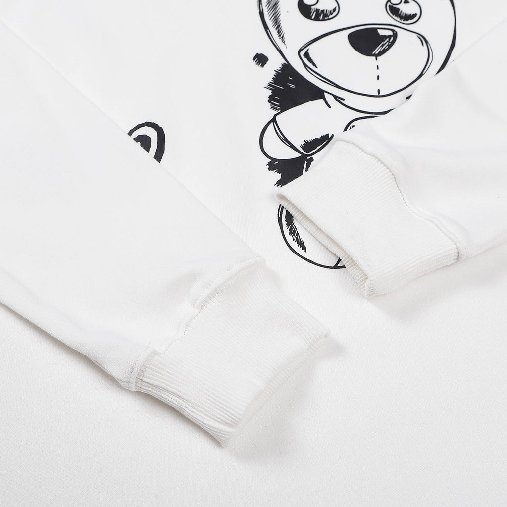 Drew House Sweatshirts Unisex Cartoon Bear Crew Neck Sweater