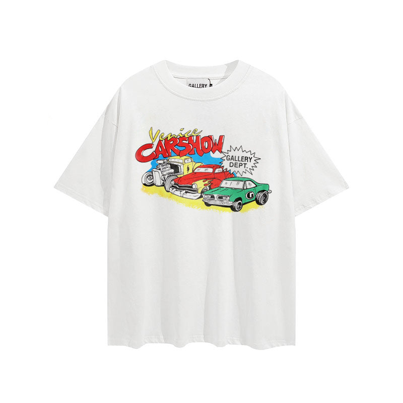Gallery Dept T Shirts Trendy Gallery Dept Design Printed Male and Female Couples Wear Short Sleeve T-shirt