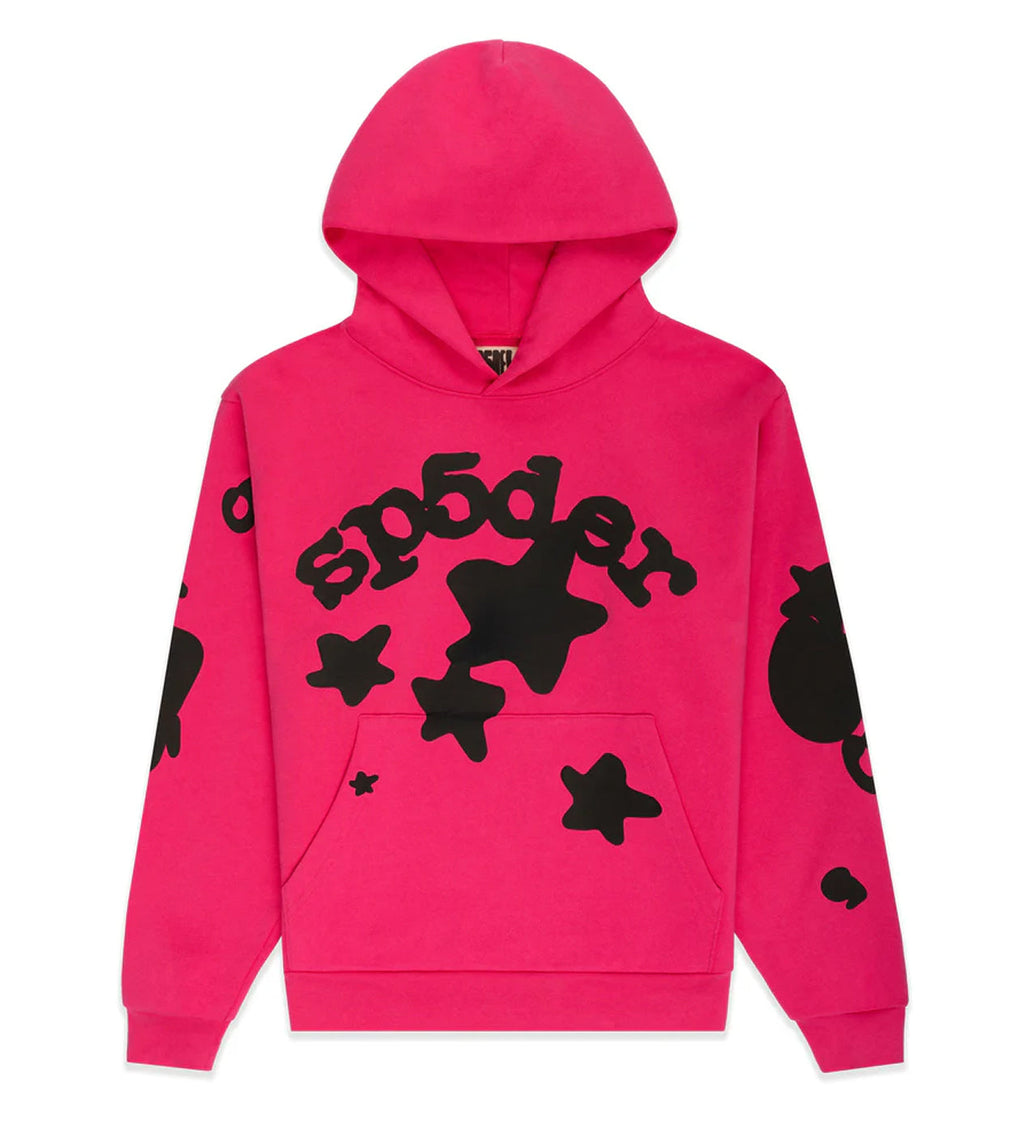 Sp5der Beluga Hoodie Pink