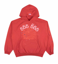 Sp5der Angel Number 555 Hoodie Red