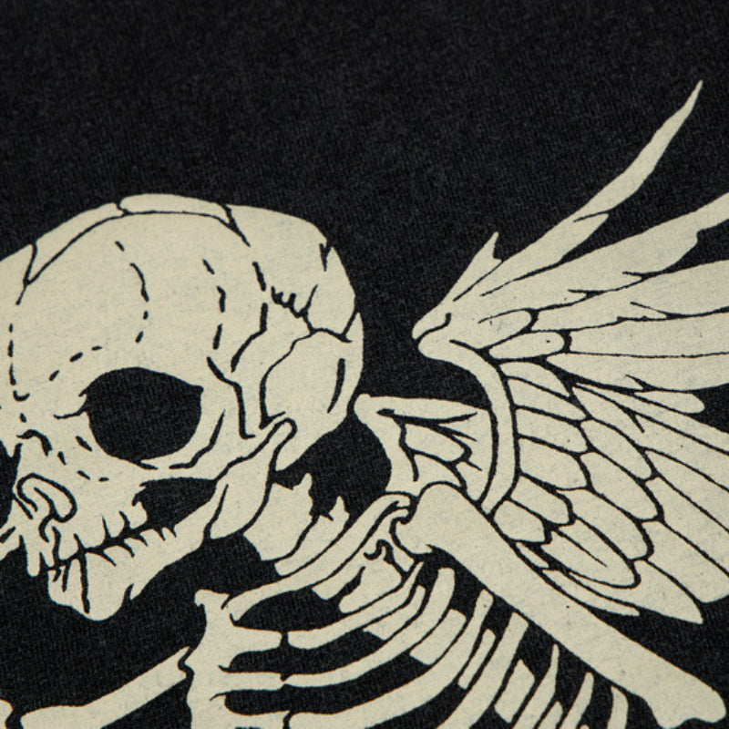 Gallery Dept T-shitrs Vintage Distressed Skull Print Short Sleeve