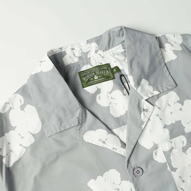 Denim Tears Button-Down Shirt Flower Woven