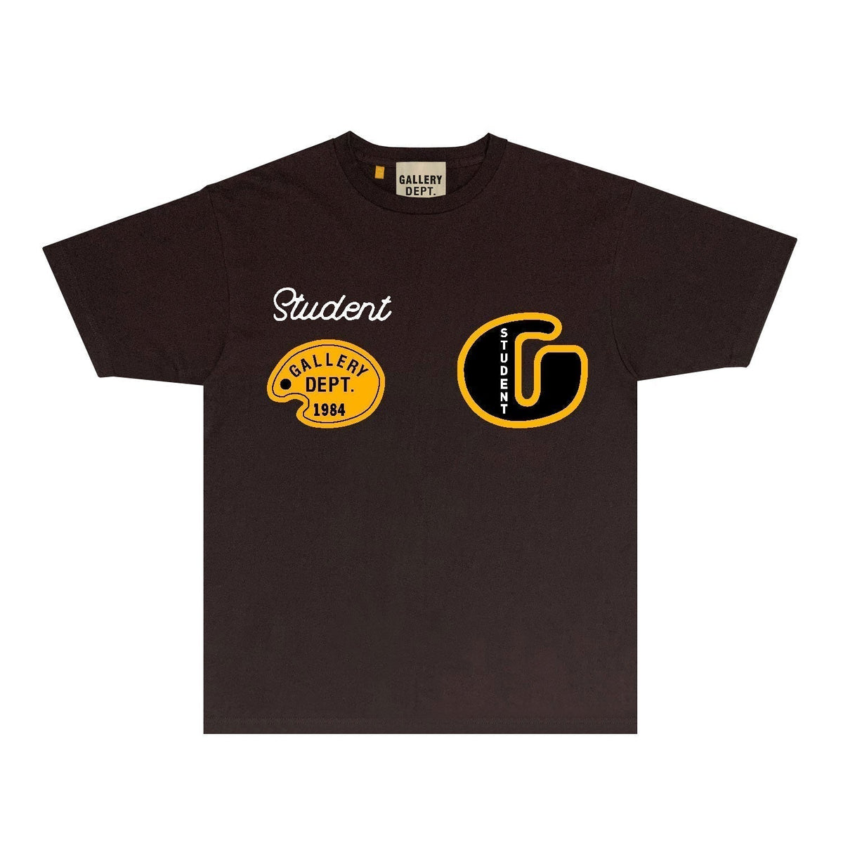 Gallery Dept T Shirt Retro Printed Loose Short-Sleeved Shirt