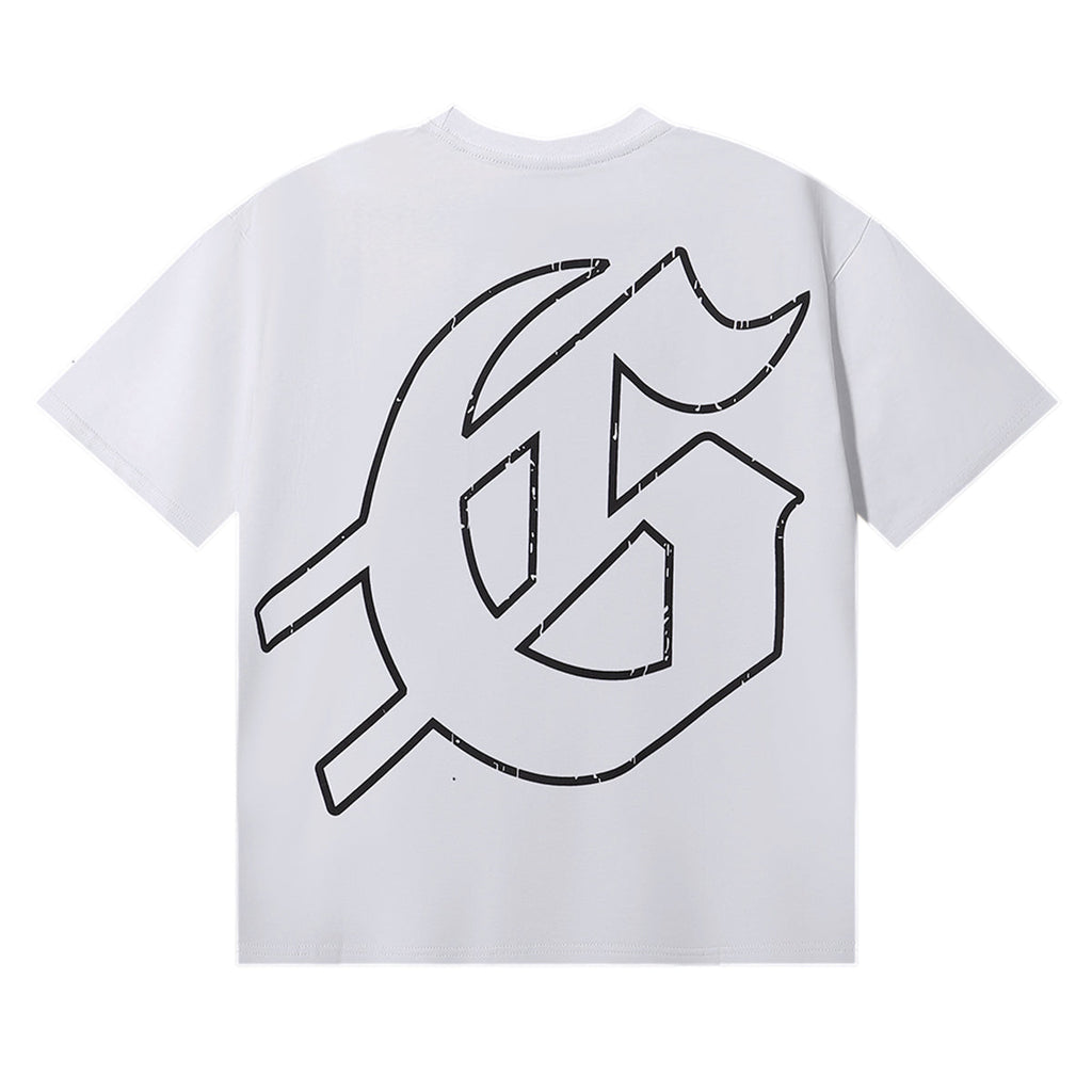 Godspeed T-shirts Skateboard Skull Junior Print Cotton Casual Short Sleeve Men and Women