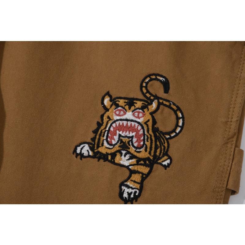 Bathing Ape Pant Fashion Brand Embroidery Overalls Men's Street Fashion Casual Pants